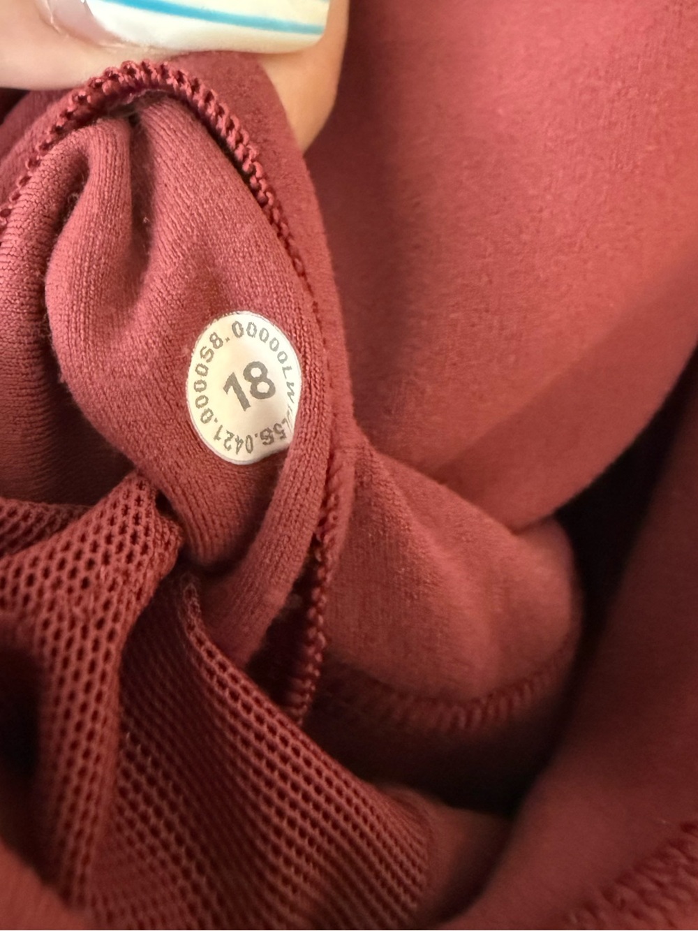 LULULEMON ATHLETICA | Align Cropped Tank | Maroon | Mulled Wine | Plus Size 18 - Picture 3 of 3